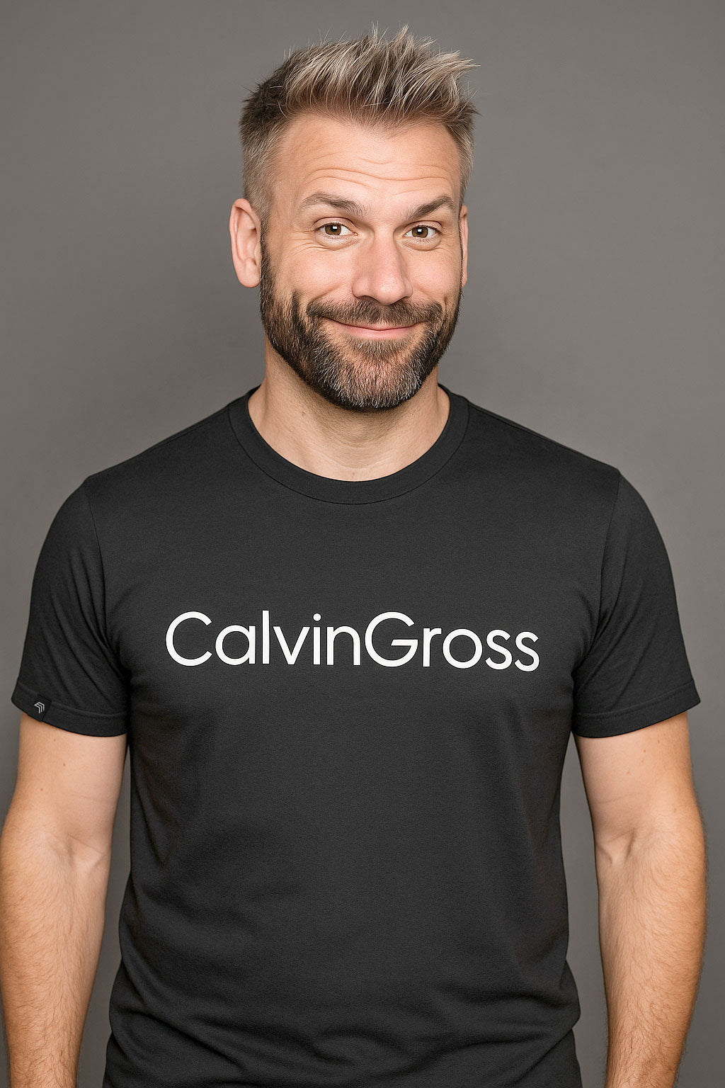 Calvin Gross ― Unisex Mens T-Shirt - Schwarz