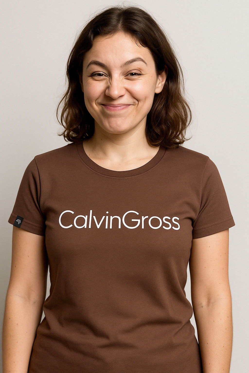 Calvin Gross ― Ladies Girlie T-Shirt - Schwarz
