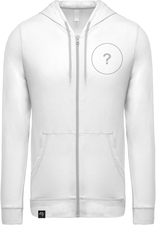 KRB K438 ― Lightweight Contrast Sweat Jacket - Weiß