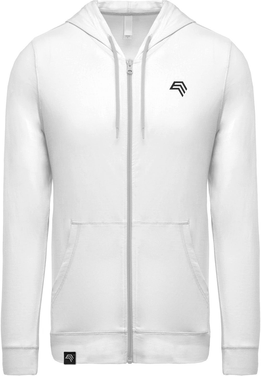 KRB K438 ― Lightweight Contrast Sweat Jacket - Weiß