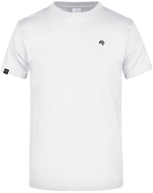 JAN 0002 ― Herren Heavy Komfort T-Shirt - Weiß