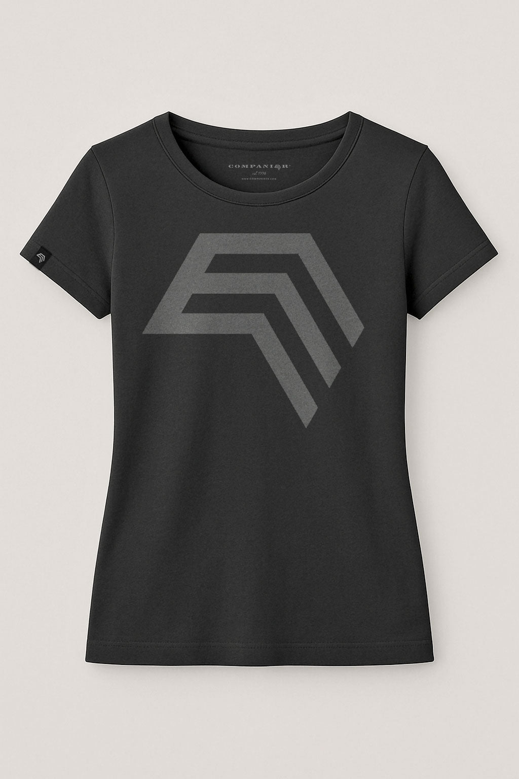 Companieer Symbol ― Ladies Girlie T-Shirt - Schwarz