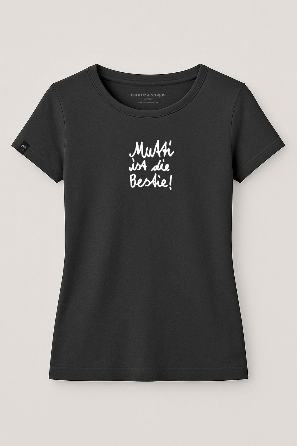 Mutti ist die Best(i)e ― Ladies Girlie T-Shirt - Schwarz