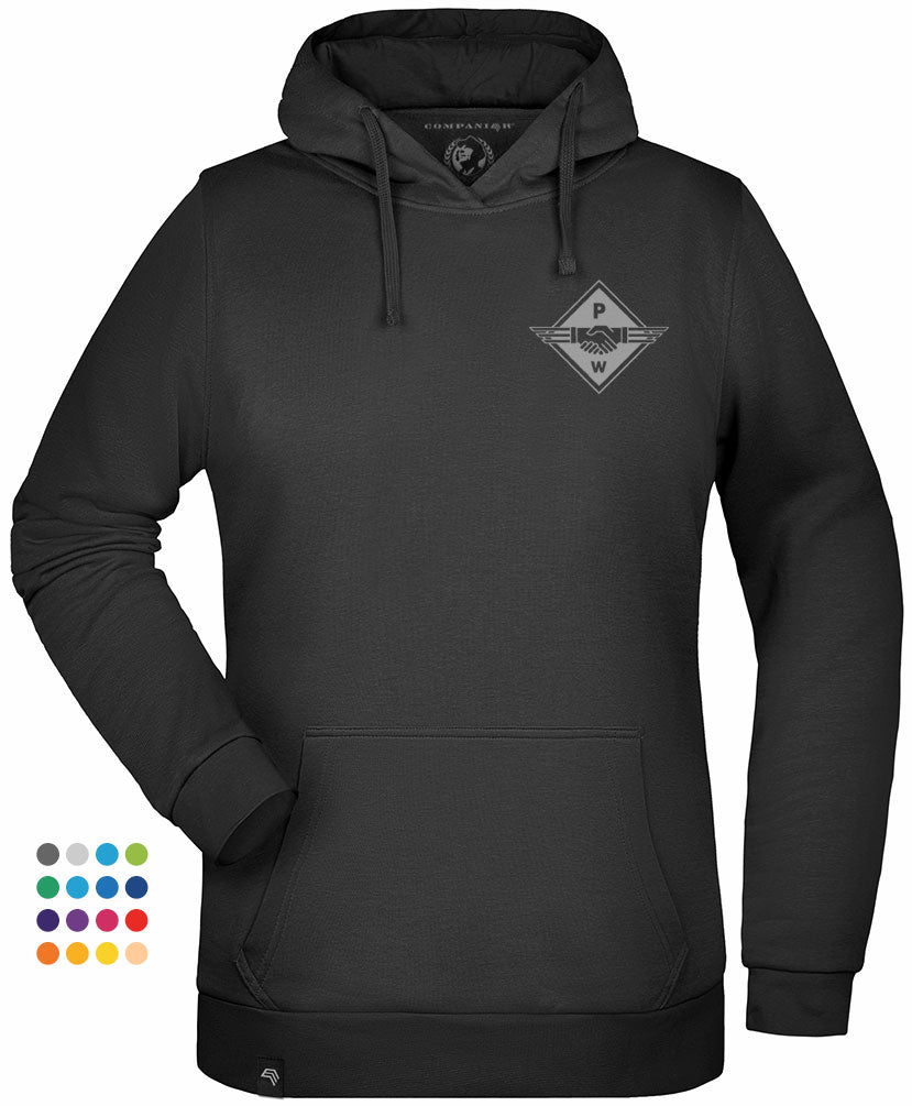 Hands PW ― Ladies Hoodie - Schwarz
