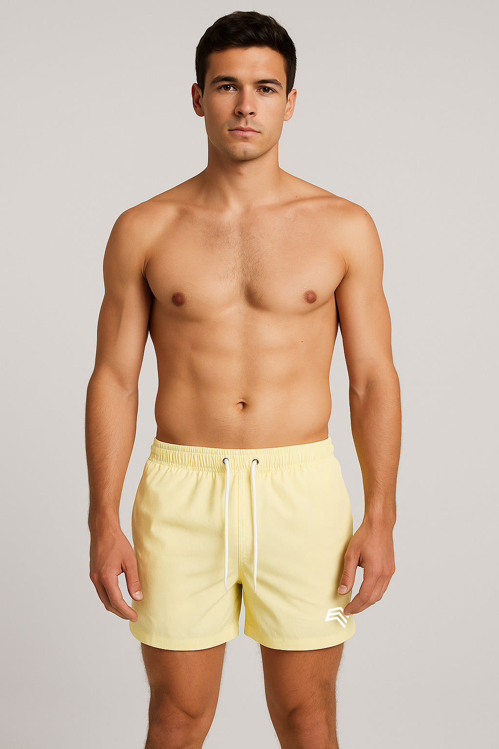 BBD 0050 ― Herren Swim Shorts Badehose - Soft Gelb