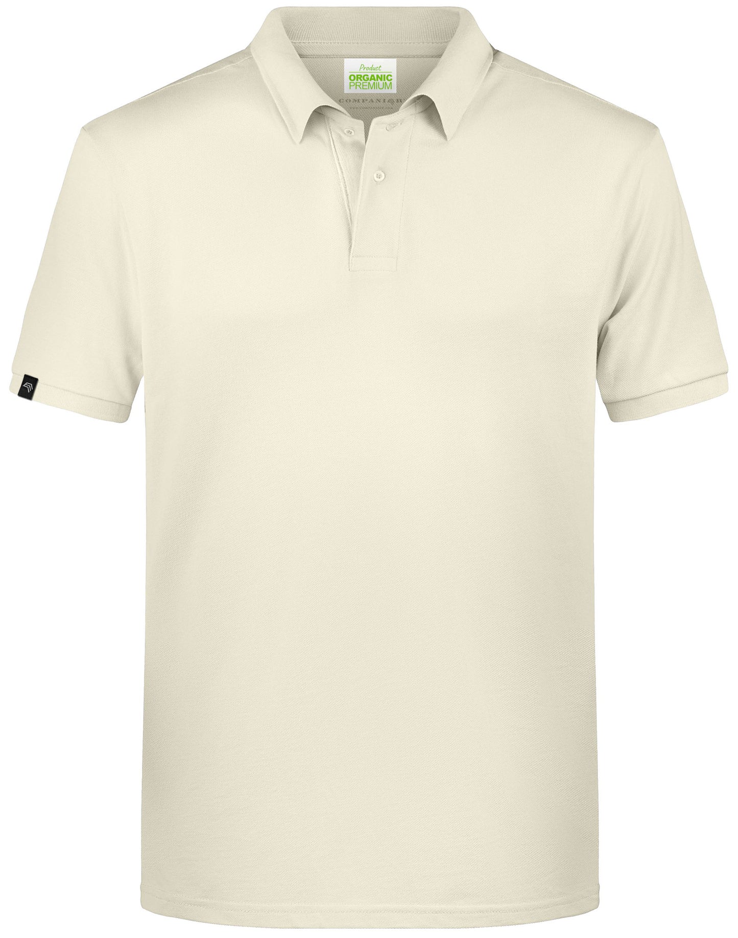 JAN 8010 ― Herren Bio-Baumwolle Polo Shirt - Vanilla Gelb