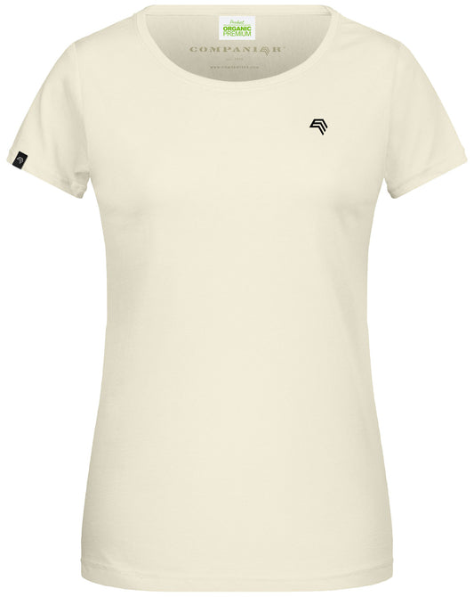 JAN 8007 ― Damen Bio-Baumwolle T-Shirt - Vanilla Gelb