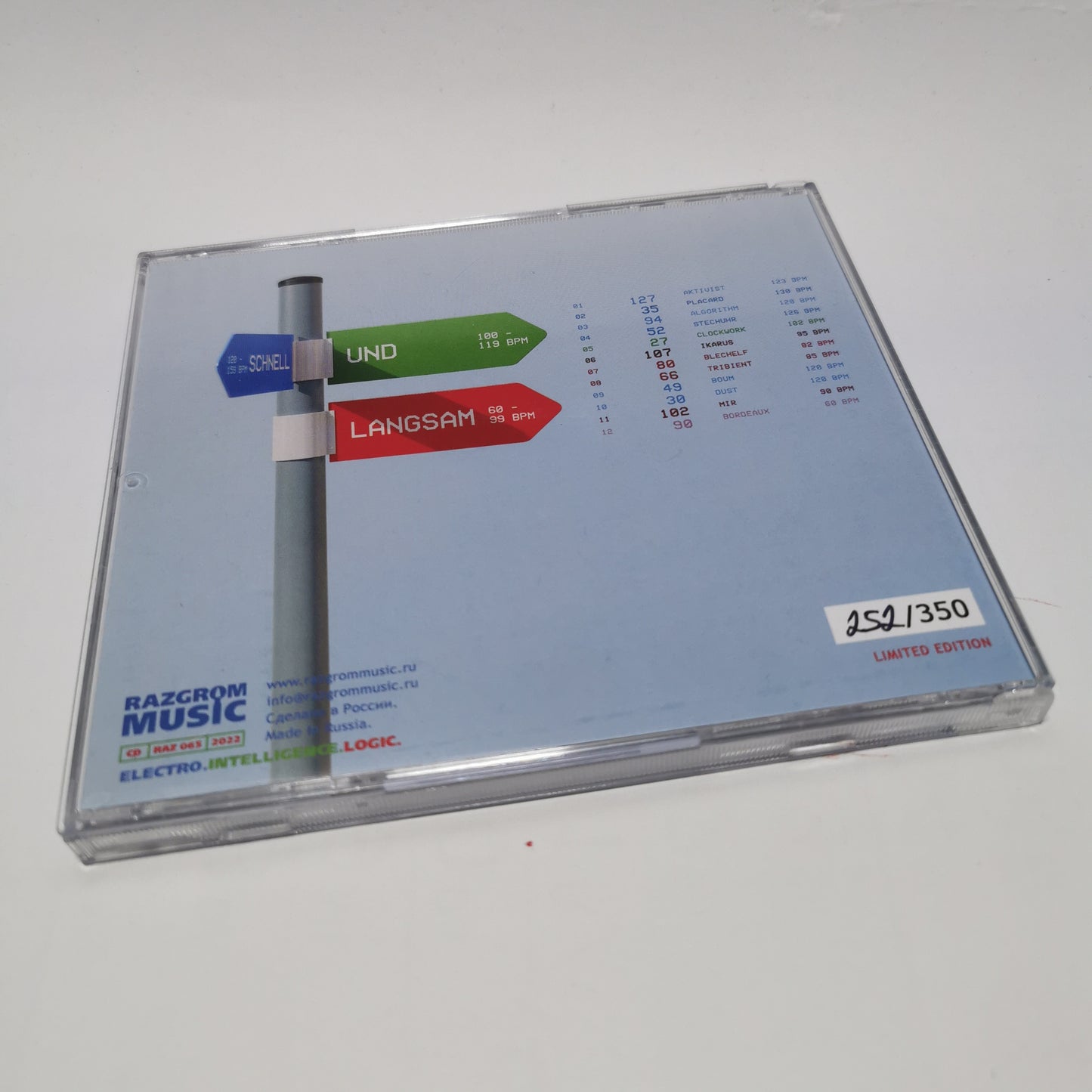 CD 1 ― Russian Import / Ltd. 350 pcs - Schnell & Langsam