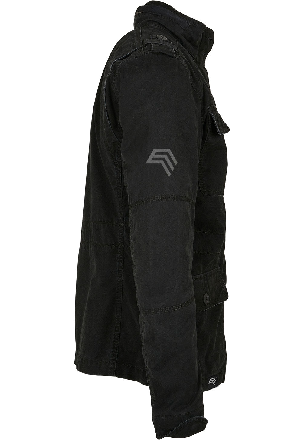 BYB 3116 ― Britannia Feldjacke im Used-Look - Schwarz