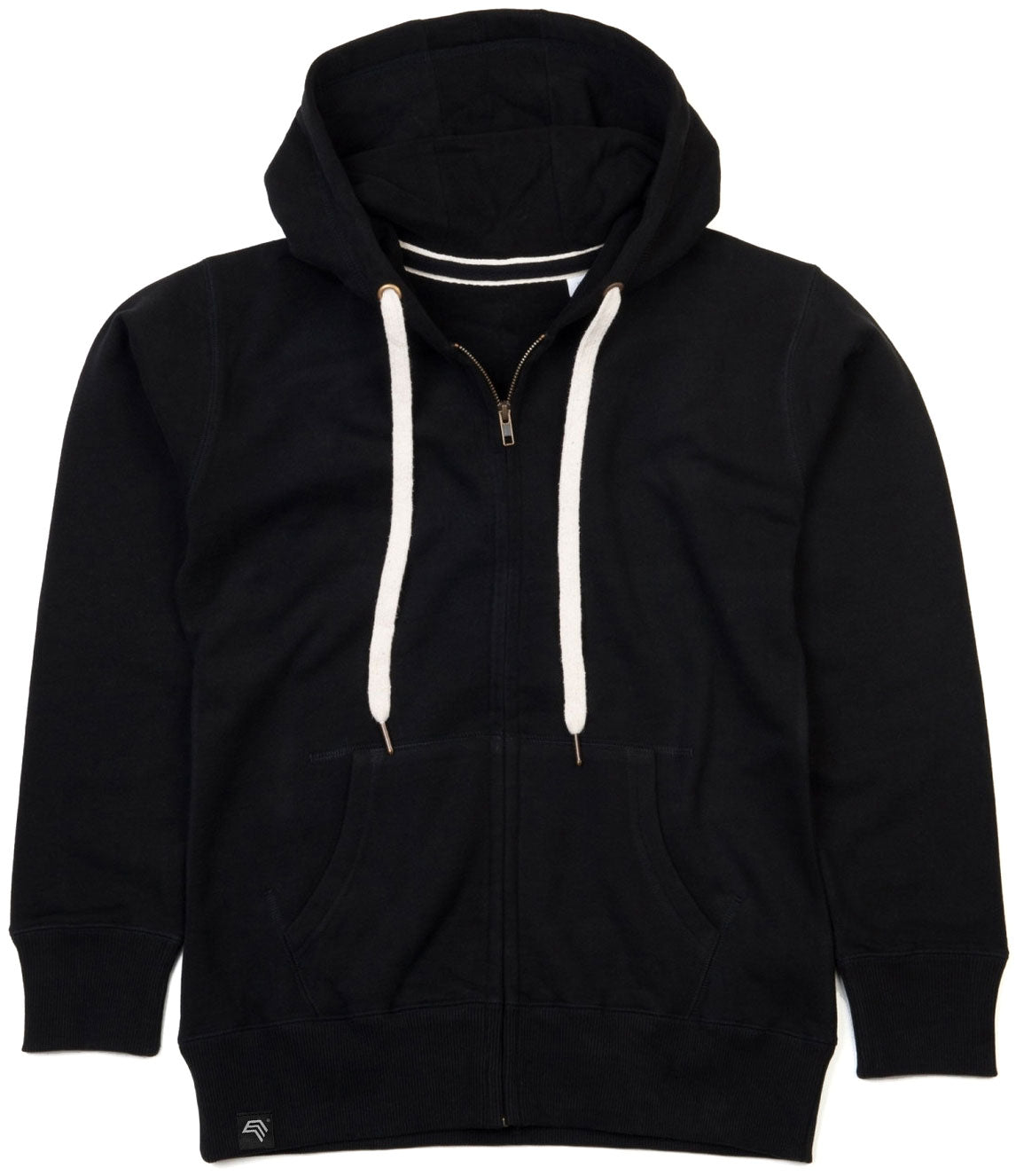 MTS M083 ― Heavy Raglan Sweat Jacke mit Bio-Baumwolle - Schwarz