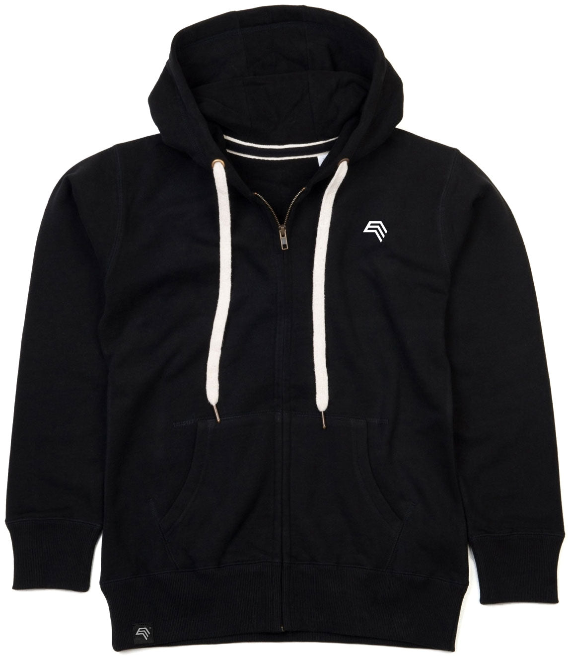 MTS M083 ― Heavy Raglan Sweat Jacke mit Bio-Baumwolle - Schwarz