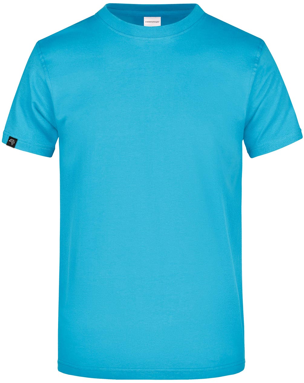 JAN 0002 ― Herren Heavy Komfort T-Shirt - Turquoise Blau Türkis