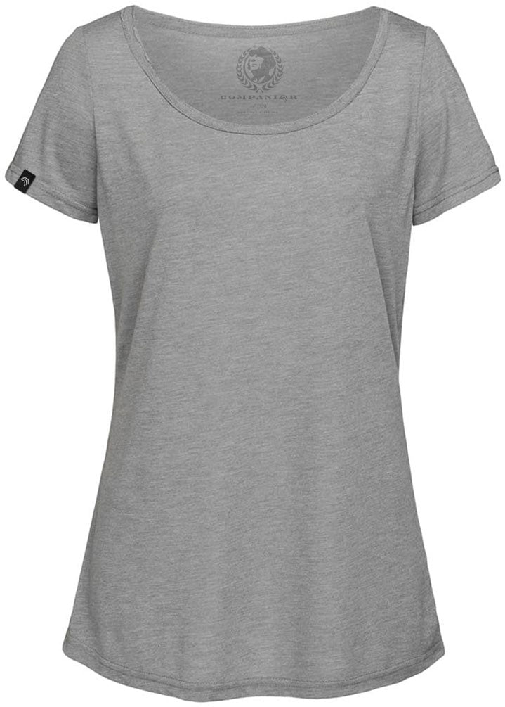 STN 9950 ― Women's Oversized Melange Vintage T-Shirt S-XL