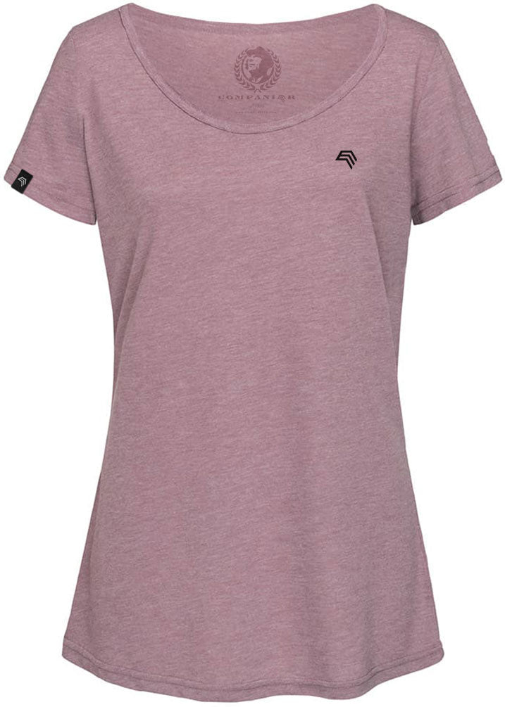 STN 9950 ― Women's Oversized Melange Vintage T-Shirt S-XL