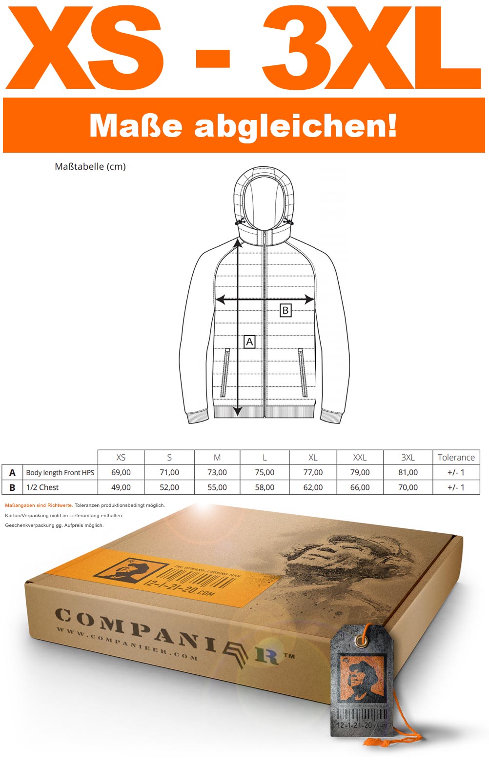 MMT 0810 ― Hybrid Material-Mix Sweatjacke mit abnehmbarer Kapuze - Solid Grau