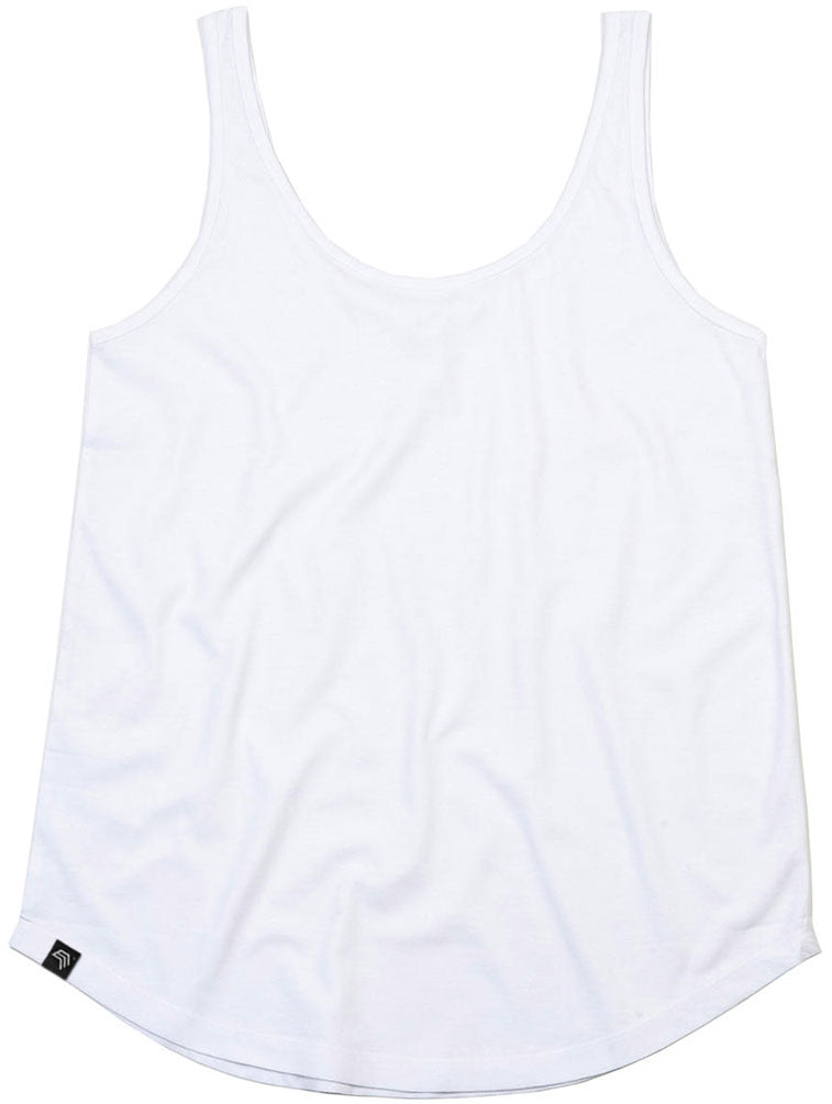 MTS M092 ― Damen Loose Fit Tank Top Bio-Baumwolle - Weiß