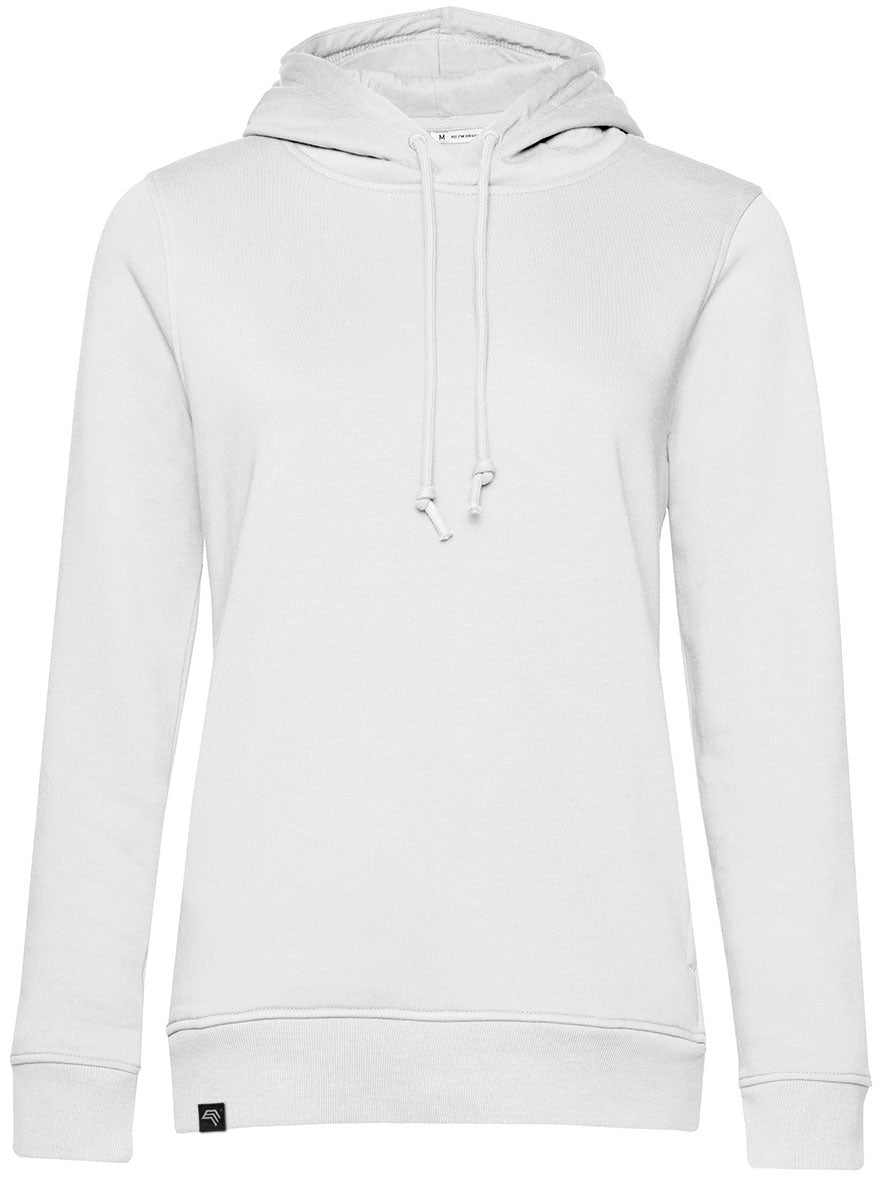 BAC W34B ― Weicher Damen Bio-Baumwolle Hoodie - Weiß