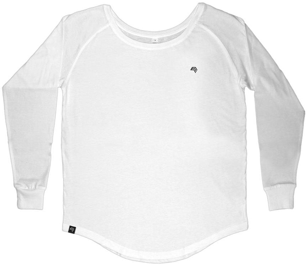 MTS M097 ― Damen Bio-Baumwolle Longsleeve T-Shirt - Weiß