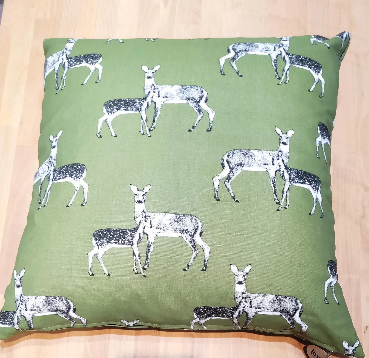 Handmade Kissen, Deko-Kissen, mit oder ohne Füllung, 60x60cm, Waldtiere, Herbst