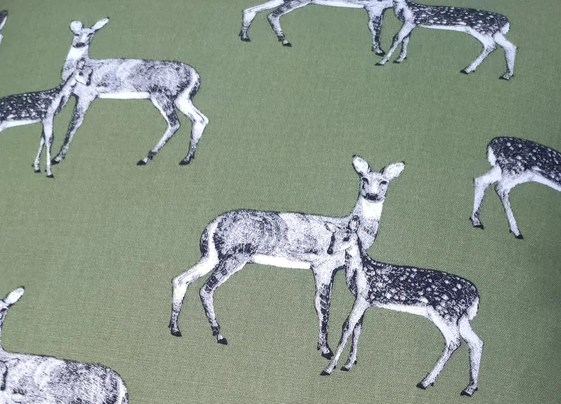 Handmade Kissen, Deko-Kissen, mit oder ohne Füllung, 60x60cm, Waldtiere, Herbst