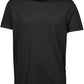 TJS 5060 ― Men's Raw Edge T-Shirt - Schwarz