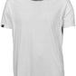 TJS 5060 ― Men's Raw Edge T-Shirt - Weiß