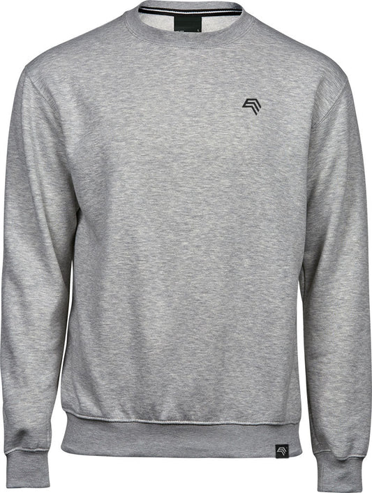 ― % ― TJS 5429 ― Weiches Heavy Sweatshirt - Heather Grau Melange (L)