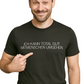 Ich kann total gut Mitmenschen umgehen ― Herren Unisex Statement T-Shirt – Schwarz