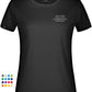 Ich kann total gut Mitmenschen umgehen ― Ladies Girlie T-Shirt - Schwarz