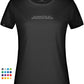 Ich kann total gut Mitmenschen umgehen ― Ladies Girlie T-Shirt - Schwarz