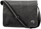 QDA D610 ― Canvas Shoulder Bag Vintage Look - Black
