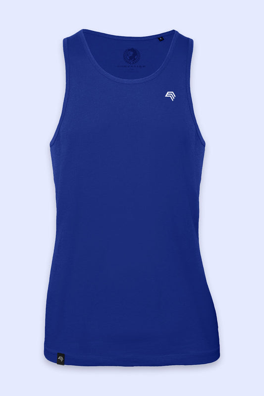 ― % ― BAC TM072/ ― Herren Bio-Baumwolle Tank Top - Cobalt Blau (3XL)