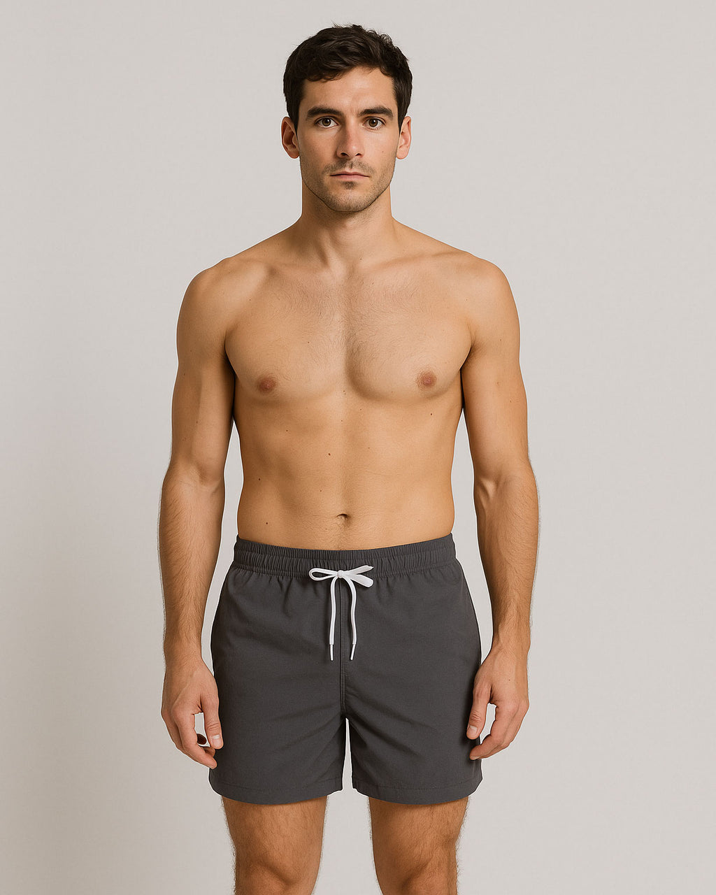 ― % ― BBD 0050 ― Herren Swim Shorts Badehose - Shadow Grau / 3XL / 4XL