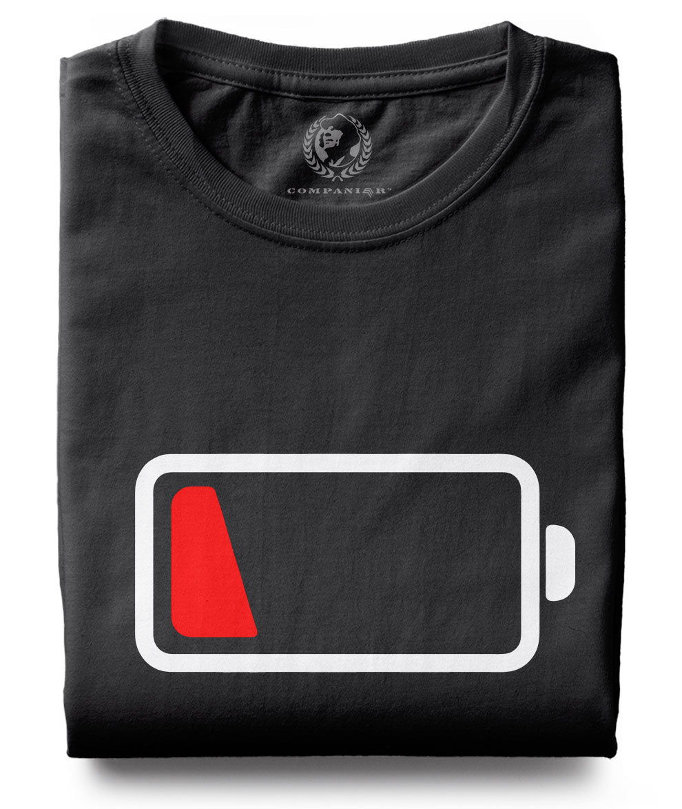 Battery empty ― Men's T-Shirt - Schwarz