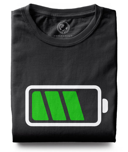 Battery full ― T-Shirt - Schwarz