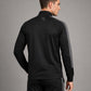 FNS 0871/170 ― Unisex Contrast Stripes Sports Jacket - Black / Grey