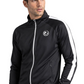 FNS 0871/170 ― Unisex Contrast Stripes Sports Jacket - Black / White