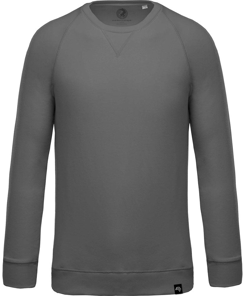 KRB K480 ― Unisex Organic Cotton Raglan Sweatshirt - Storm Grey