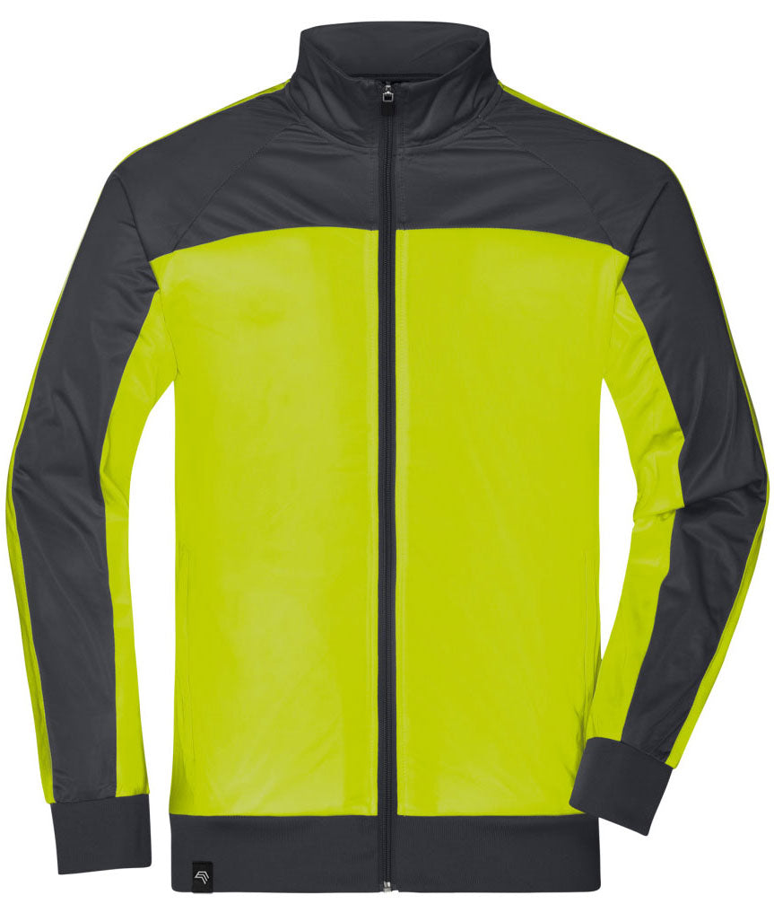 JAN 0486 ― Bi-color Sport Jacket - Yellow Green / Carbon Gray
