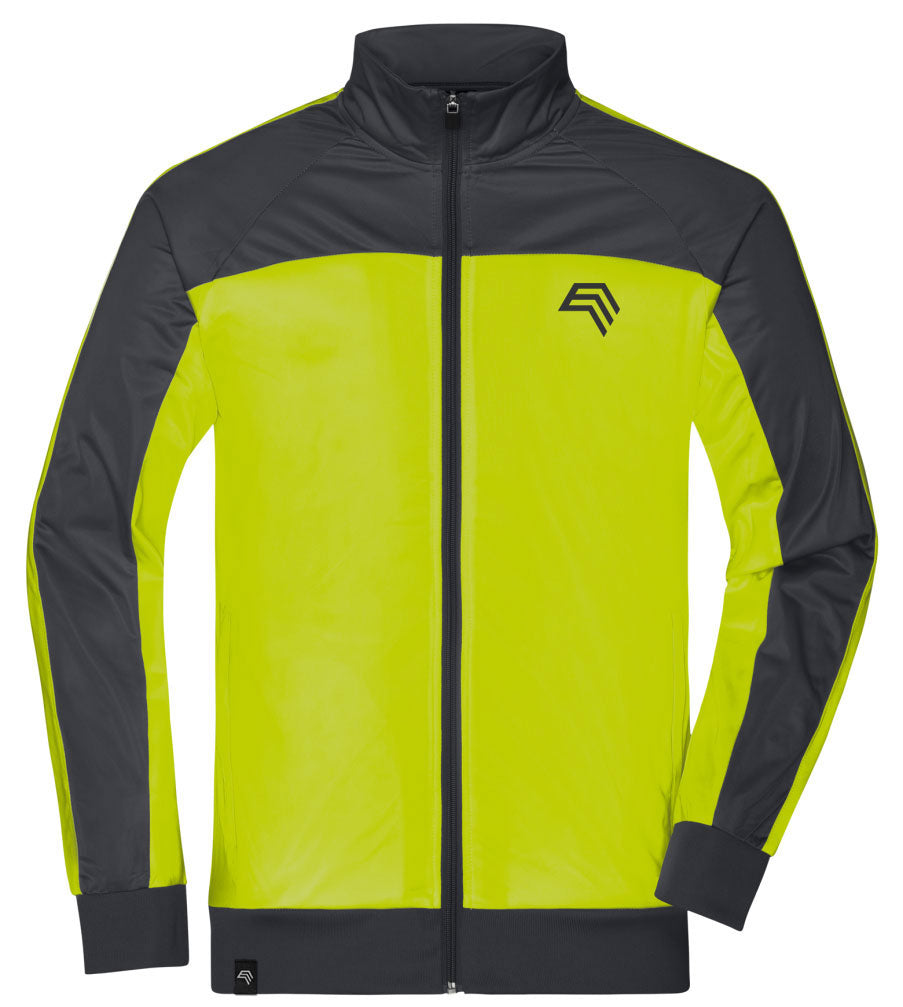 JAN 0486 ― Bi-color Sport Jacket - Yellow Green / Carbon Gray