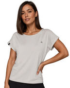 2 Auslaufmodell ― JAN 8005 ― Damen T-Shirt mit lässigem Ärmelumschlag in Fledermausoptik (Kopie)