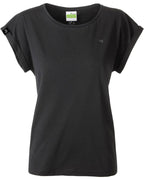 JAN 8005 ― Women's Organic Cotton Batwing T-Shirt - Black