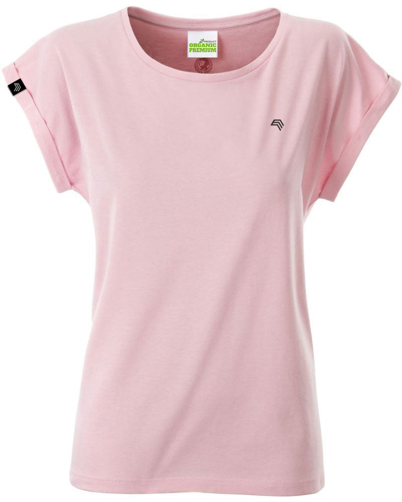 JAN 8005 ― Women's Organic Cotton Batwing T-Shirt - Soft Pink