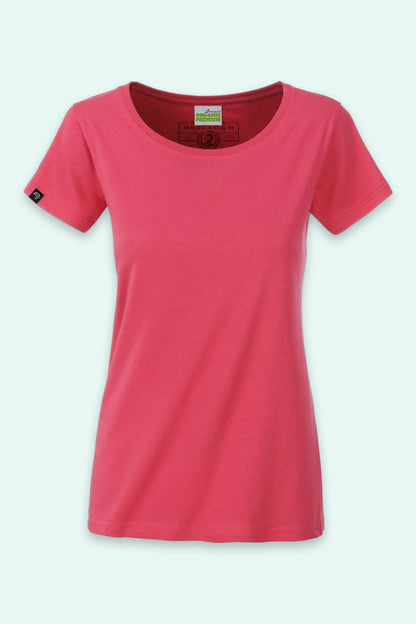 JAN 8007 ― Damen Bio-Baumwolle T-Shirt - Raspberry Rot