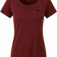 JAN 8007 ― Damen T-Shirt aus Bio-Baumwolle – Weinrot / Bordeauxrot