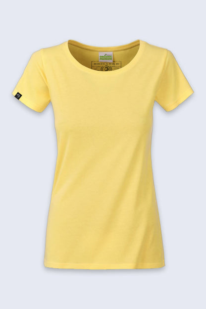 JAN 8007 ― Damen Bio-Baumwolle T-Shirt - Hell Gelb