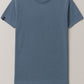JAN 8008 ― Herren Bio-Baumwolle T-Shirt - Melange Denim Blau
