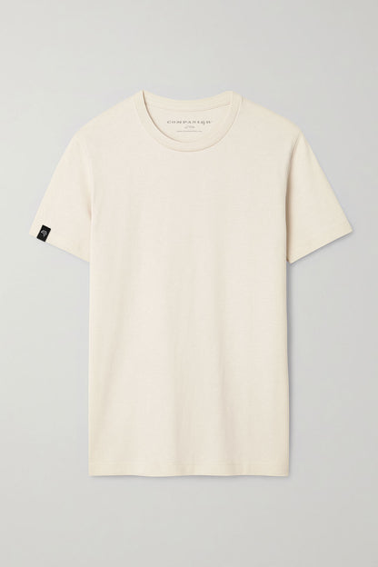 JAN 8008 ― Herren Bio-Baumwolle T-Shirt - Natural Weiß