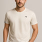 JAN 8008 ― Herren Bio-Baumwolle T-Shirt - Natural Weiß