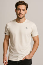 JAN 8008 ― Herren Bio-Baumwolle T-Shirt - Natural Weiß